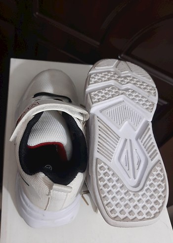 Beyaz Erkek Çocuk Spor Ayakkabı Velcro - Görsel 5