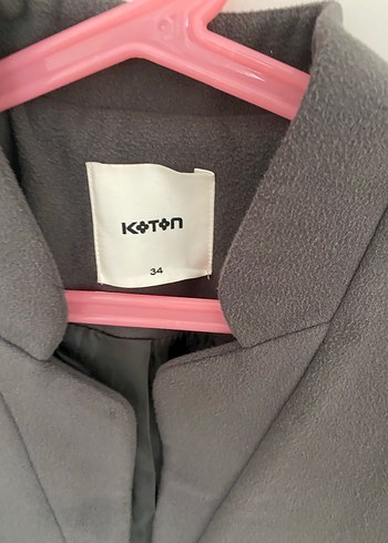 Gri Uzun Kadın Kaban - Görsel 4