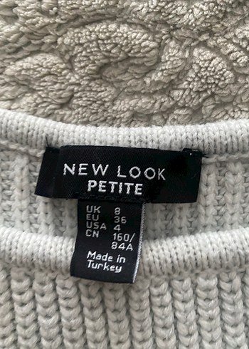 Gri Triko Kadın Uzun Kollu Kazak - Görsel 3