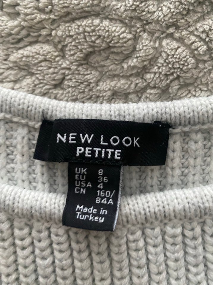 Gri Triko Kadın Uzun Kollu Kazak - Görsel 3