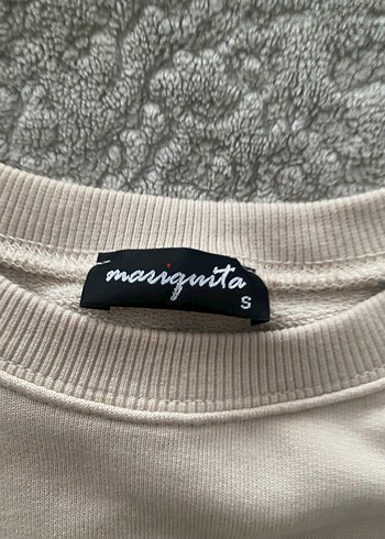 Püsküllü Kadın Sweatshirt Gri Rahat Kesim - Görsel 3