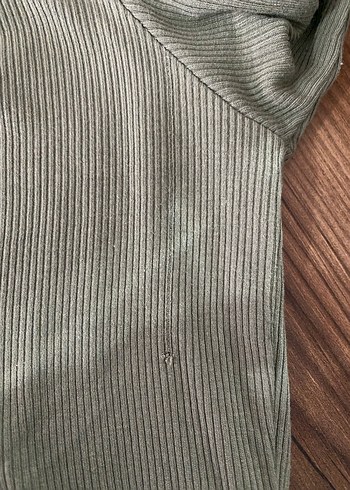 Uzun Kollu, Asimetrik Yaka Kadın Bluz - Görsel 5