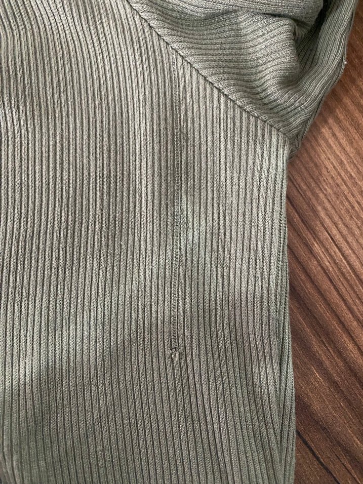 Uzun Kollu, Asimetrik Yaka Kadın Bluz - Görsel 5