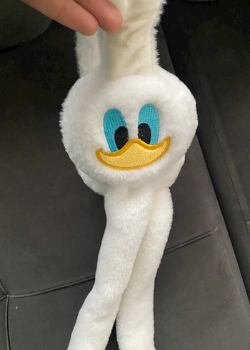 Beyaz Peluş kulaklik - Görsel 5