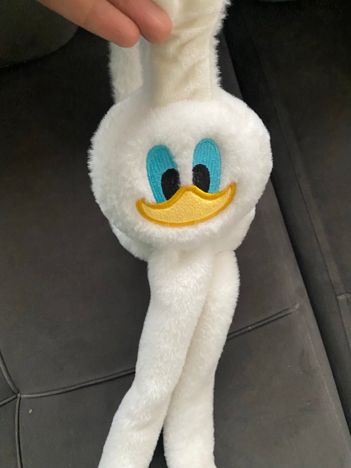 Beyaz Peluş kulaklik - Görsel 5