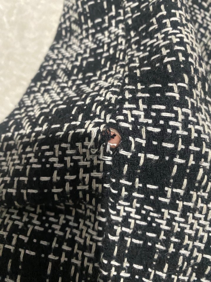 Ekose Desenli Örme Midi Etek - Görsel 3