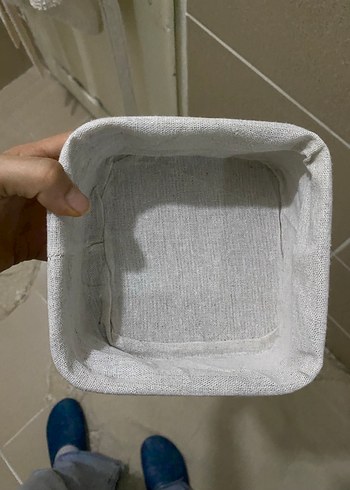 2 li duzenleyici Bej Renkli Depolama Sepeti - Görsel 5