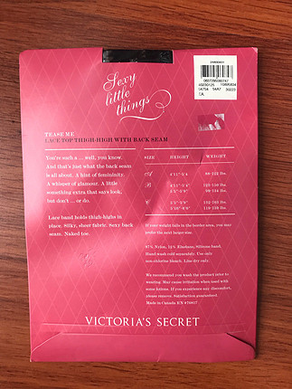 Victoria s Secret Victoria?s secret jartiyer çorabı