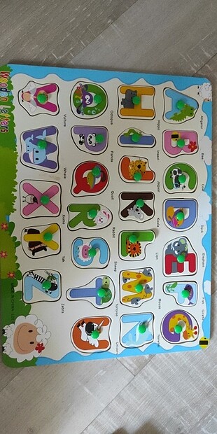 Ahşap eğitici oyuncak 