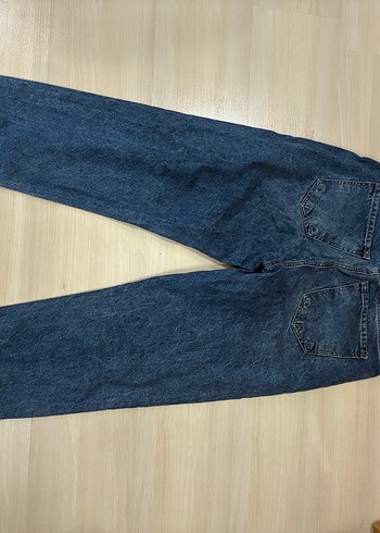 30 Beden lacivert Renk Lacivert Regular Fit Midi Denim Kadın Pantolon koton