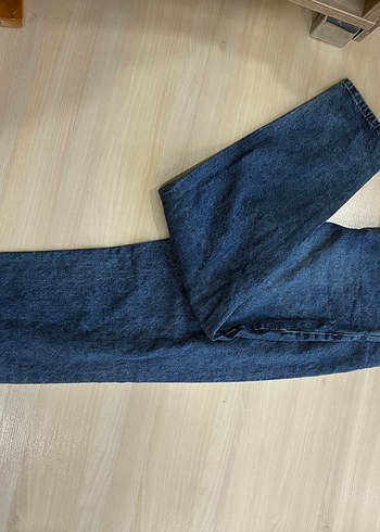 Koton Lacivert Regular Fit Midi Denim Kadın Pantolon koton