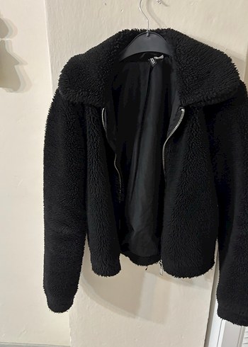 Siyah Kürklü Günlük Kadın Ceket - Görsel 3