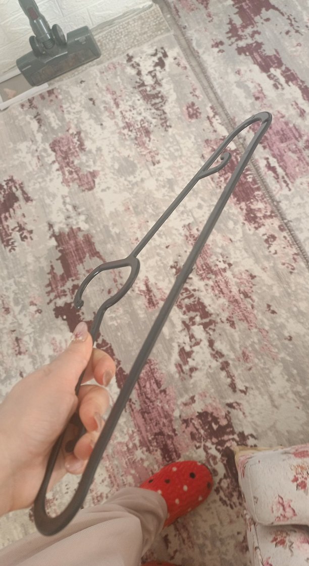 Avcılar Plastik Slim Askı Siyah 24'lü - Görsel 3