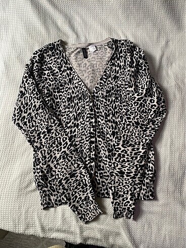 H&M Leopar Desen Hırka