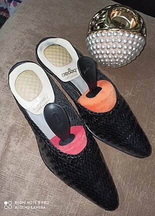 Tasarımcı Siyah ortopedik ayakkabı