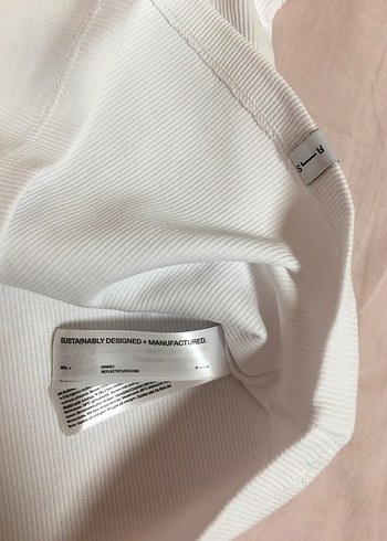 Reflect studio wwf Minimalist Geyik fitilli beyaz Tişört - Görsel 7