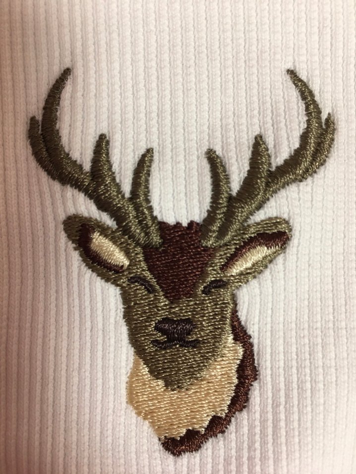 Reflect studio wwf Minimalist Geyik fitilli beyaz Tişört - Görsel 3