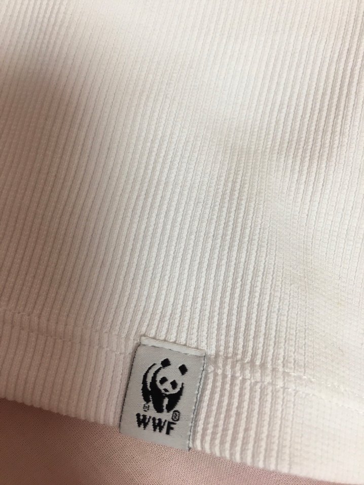 Reflect studio wwf Minimalist Geyik fitilli beyaz Tişört - Görsel 4