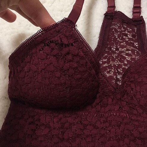 xs Beden bordo Renk Bordo bralet