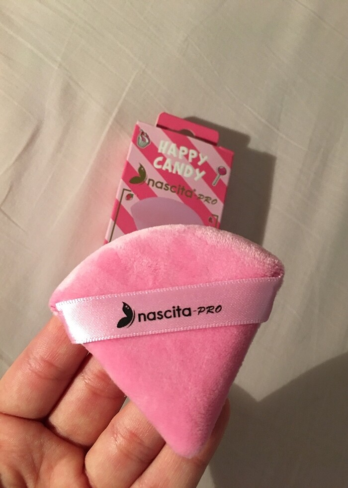 Happy candy Nascita pro makyaj ponponu üçgen - Görsel 3