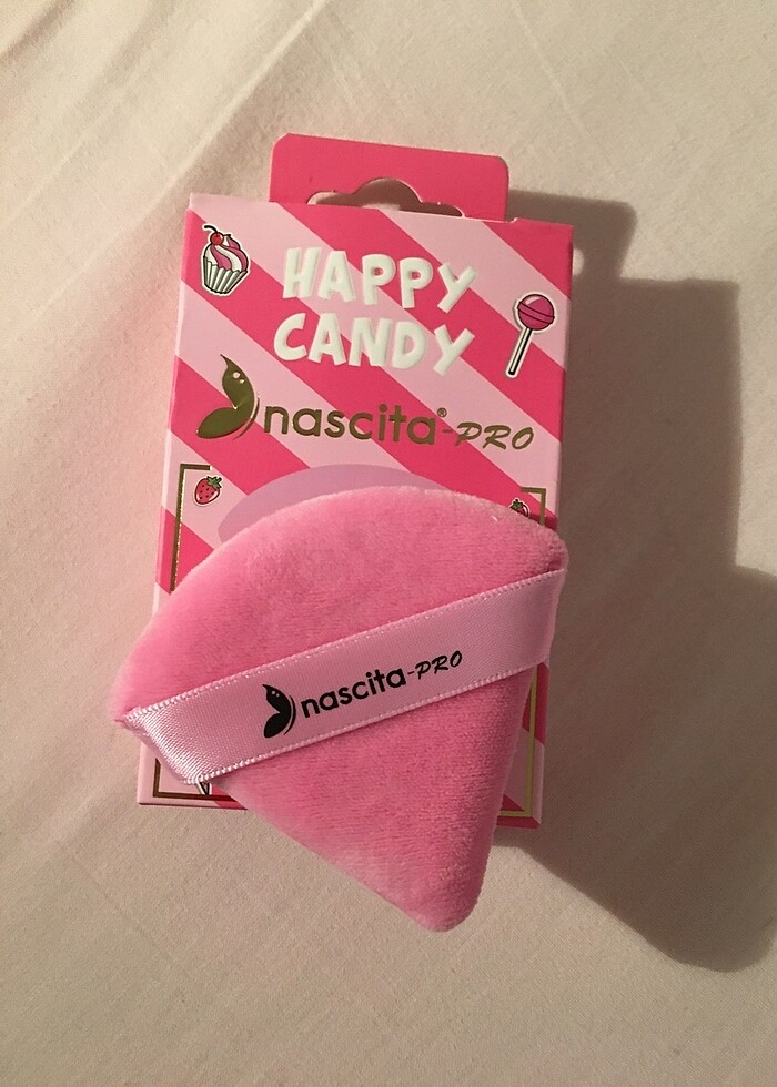 Happy candy Nascita pro makyaj ponponu üçgen - Görsel 5
