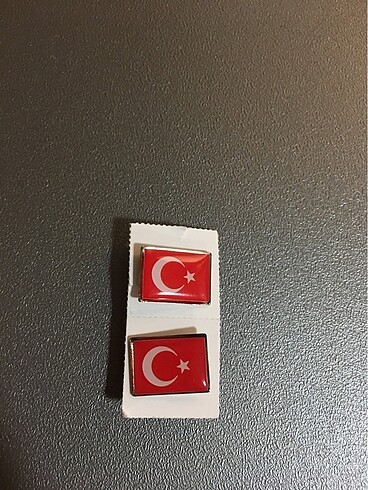 Türk bayraklı yaka rozet