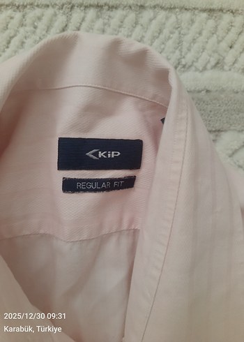 Kip marka pembe Erkek Gömlek, Uzun Kollu, Düğmeli - Görsel 2