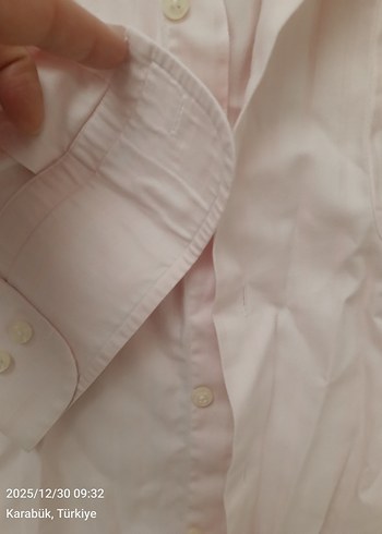 Kip marka pembe Erkek Gömlek, Uzun Kollu, Düğmeli - Görsel 6