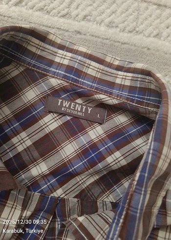 Erkek ekoseli uzun Kollu Düğmeli Gömlek - Görsel 2