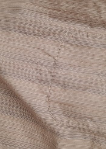 Bej Keten Erkek Gömlek, uzun Kollu, Rahat Kesim Ramsey - Görsel 4