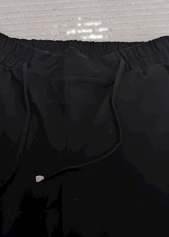 LC Waikiki Kadın Siyah lastikli Kumaş Pantolon