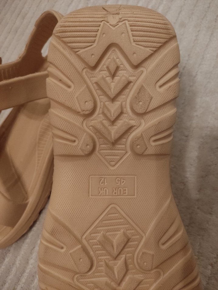 Bej erkek Günlük Bantlı Sandalet eva - Görsel 4