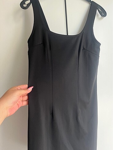 Pull and Bear Pull&bear siyah mini elbise