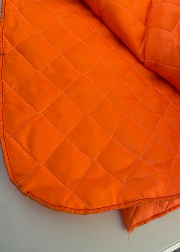 Turuncu Renkli Kapitone Örtüsü - Görsel 3