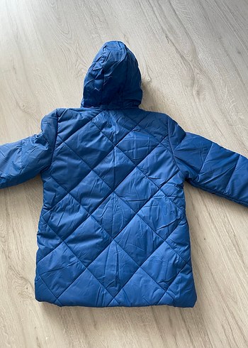 Erkek Çocuk Mavi Kapüşonlu Mont - Görsel 2