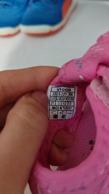 21 Beden Kız çocuk ayakkabı vicco 