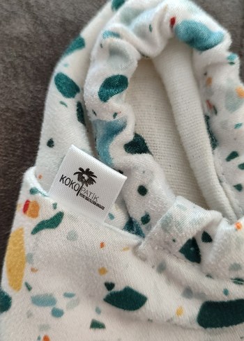 Erkek Bebek Bağlamalı Desenli Ev Ayakkabısı - Görsel 3