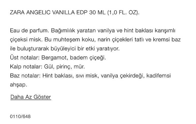 Zara kutulu zara parfüm