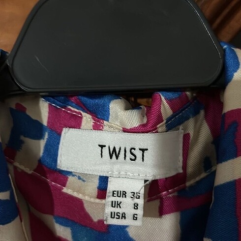 s Beden çeşitli Renk Twist gömlek