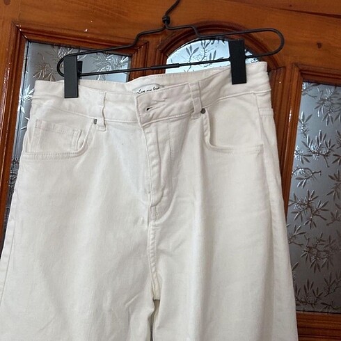 s Beden beyaz Renk Lovemybody beyaz pantalon