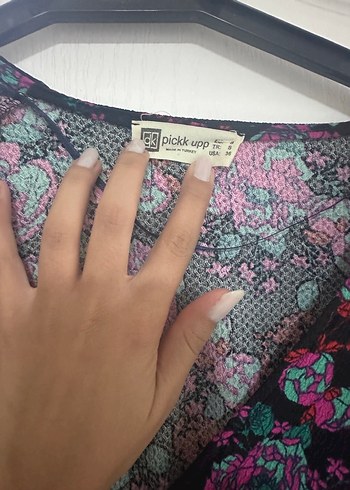 Diğer V Yaka Uzun Kollu Mini Elbise