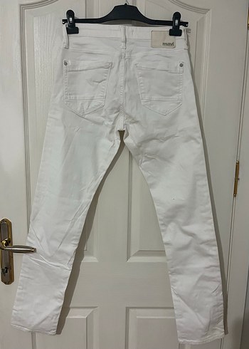 Beyaz erkek Pantolon - Görsel 3