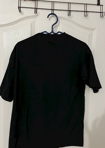 Siyah Kelebek Baskılı Mini Tişört - Görsel 2