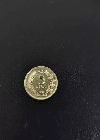 eski para koleksiyon hatıra 5 lira - Görsel 2