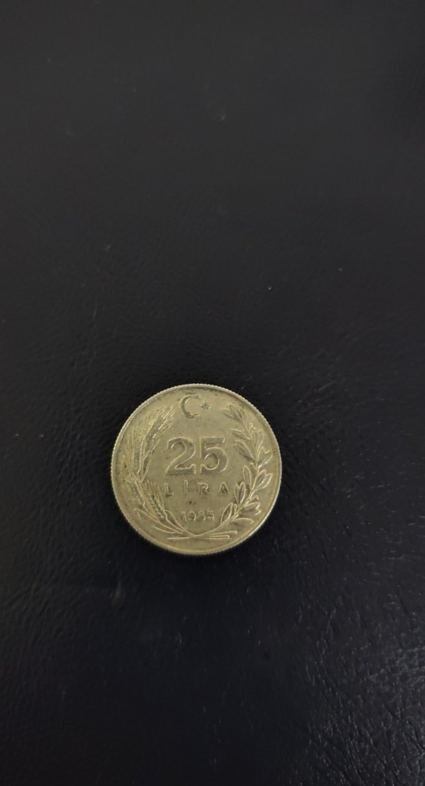 1985 eski para koleksiyon hatıra 25 lira - Görsel 2