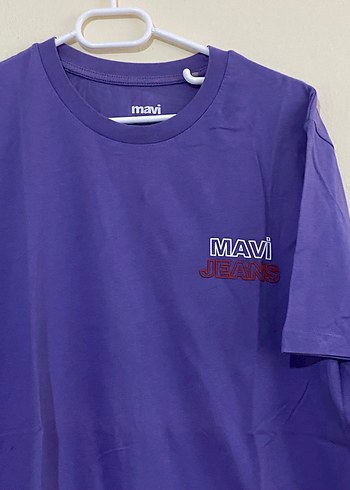 Mavi Jeans Mor Mavi Jeans Baskılı Erkek Tişört
