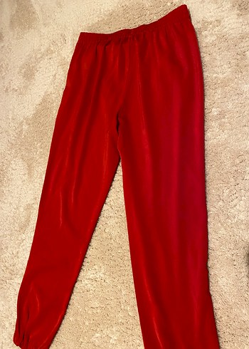 Stradi kırmızı kadın pantolonu - Görsel 7