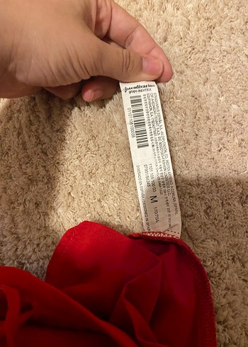 Stradi kırmızı kadın pantolonu - Görsel 6