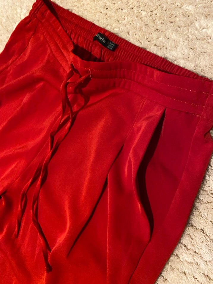 Stradi kırmızı kadın pantolonu - Görsel 5