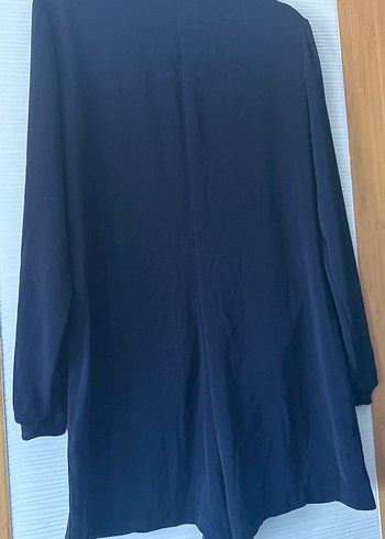 Fermuarlı Mini Lacivert Şort Tulum - Görsel 6